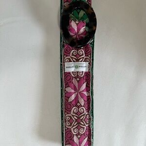 Vintage Reversible Hadley Pollet Floral Belt